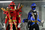 Gokaiger Cross Armor Mode in Ten Gokaiger