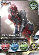 S.P.D. Red Ranger SWAT Mode in Power Rangers Collectible Card Game.