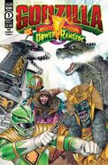 Godzilla vs. Mighty Morphin Power Rangers Issue 1 Cover B