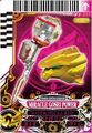 Pink "Miracle Gosei Power" Card