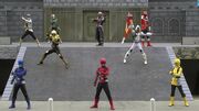 Go-Busters with Super Hero