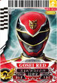 "Gosei Red" Card for Megaforce Red