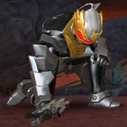 Legacy Wars Robo Knight Defeat Pose
