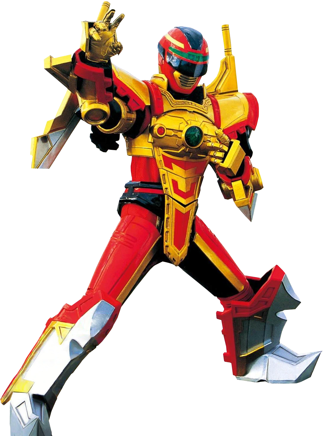 red power ranger robot