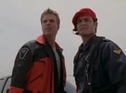 Ryan Mitchell and Eric Myers appear to help the other Rangers