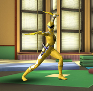 Legacy Wars Yellow Dino Thunder Ranger Victory Pose