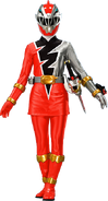 A female version of Ryusoul Red seen in Kaizoku Sentai: Ten Gokaiger