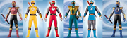 Hurricaneger Sentai Vinyl Figure