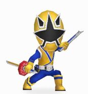 Gold Samurai Ranger In Power Rangers Dash