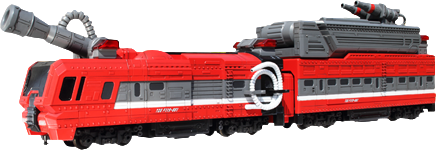Power Rangers ToQger Tokkyuger EX Fire Ressha Train Set Red