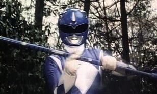 Transformado em ranger azul