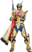 Don Doragoku transformed into MagiShine as seen in Donbrothers