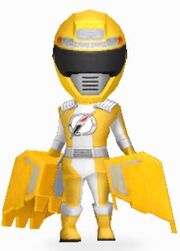 Yellow Overdrive Ranger in Power Rangers Dash