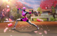 Used to promote the release of Sarah Thompson (Ninja Steel Pink) (December 2022)