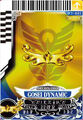 Blue "Gosei Dynamic" Card for Dynamic Victory Charge