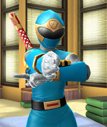 Legacy Wars Blue Ninja Storm Ranger Victory Pose