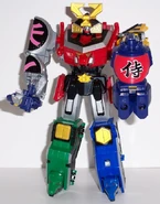 Samurai Megazord with LightZord