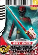 "Skick Sword" Card