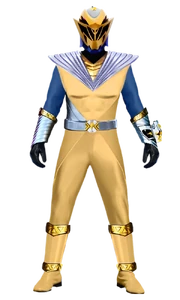 Złoty Kosmiczna Furia Ranger - kostium