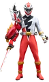 Czerwony Dino Furia Ranger Klucz Unoszenia (Dino Fury Red Ranger Hover Dino Key) Zayto