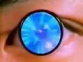 A shot of each Megaranger's eye sees a shot of the stock footage background flying from the eye and covering the entire screen...