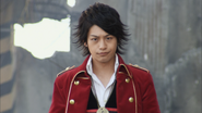 Captain Marvelous, Gokai Red, became Akarenger through the Gokai Change.