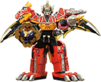 Dino Charge Megazord Beast-X King Formation