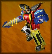 GokaiOh as depicted in Super Sentai Battle: Dice-O
