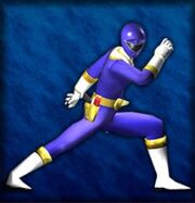 OhBlue as depicted in Super Sentai Battle: Dice-O.