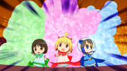 Kindergarten Warriors Hanamaru Girls Anzu, Koume & Hiiragi