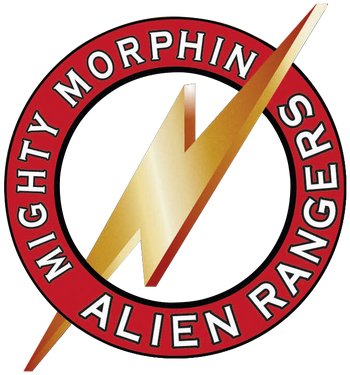 Mighty Morphin Alien Rangers logo