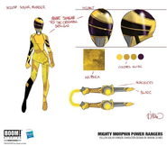 Projekt Żółtej Solar Rangerki.