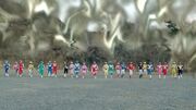 Dimensional wall - Flashman, Changeman, Bioman, Dynaman, Turboranger