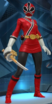 Legacy Wars Red Samurai Ranger female