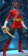 Red Samurai Ranger female
