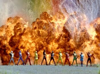 Ninja Storm & Dino Thunder Team up