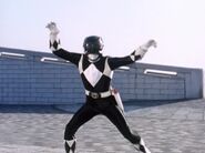 Primator as Mighty Morphin Black Ranger.