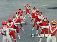 Red Ranger Eyecatch for Turboranger ep. 1