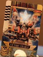 Blue "Victory Charge" Card for Ground Hyper Gosei Great