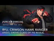 Power Rangers Battle for the Grid - Ryu, Crimson Hawk Ranger (Angel Grove Class of 93 Skin)