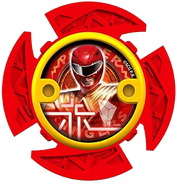 Mighty Morphin Armored Red Ranger Ninja Power Star