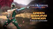 Green Samurai Ranger promotional artwork