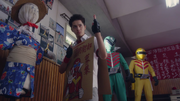 Midorenger and Kirenger in The High School Heroes.png