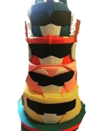 Power Rangers Miniforce Birthday Cake