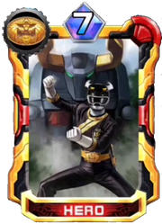 GaoBlack Card in Super Sentai Legend Wars