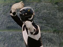 Mighty Morphin Black Ranger Pose