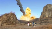 The destruction of the Gigant Horse.