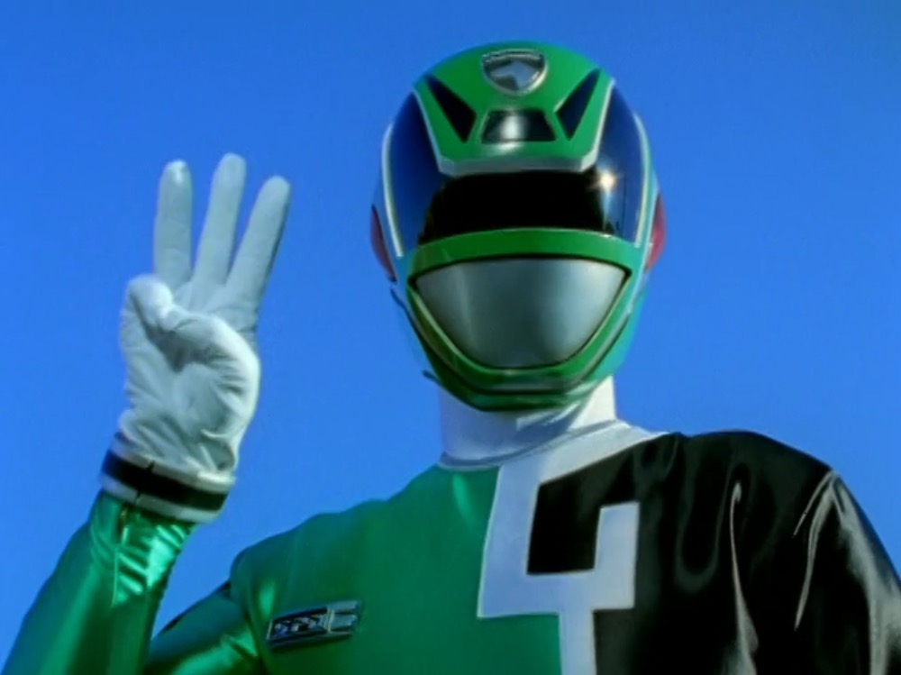 power rangers spd green ranger