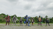 Bangray and past Sentai villains