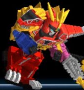 Dino Charge Megazord in Power Rangers Dash